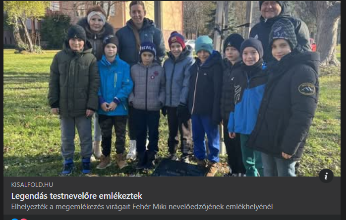 Legendás testnevelőre emlékeztek